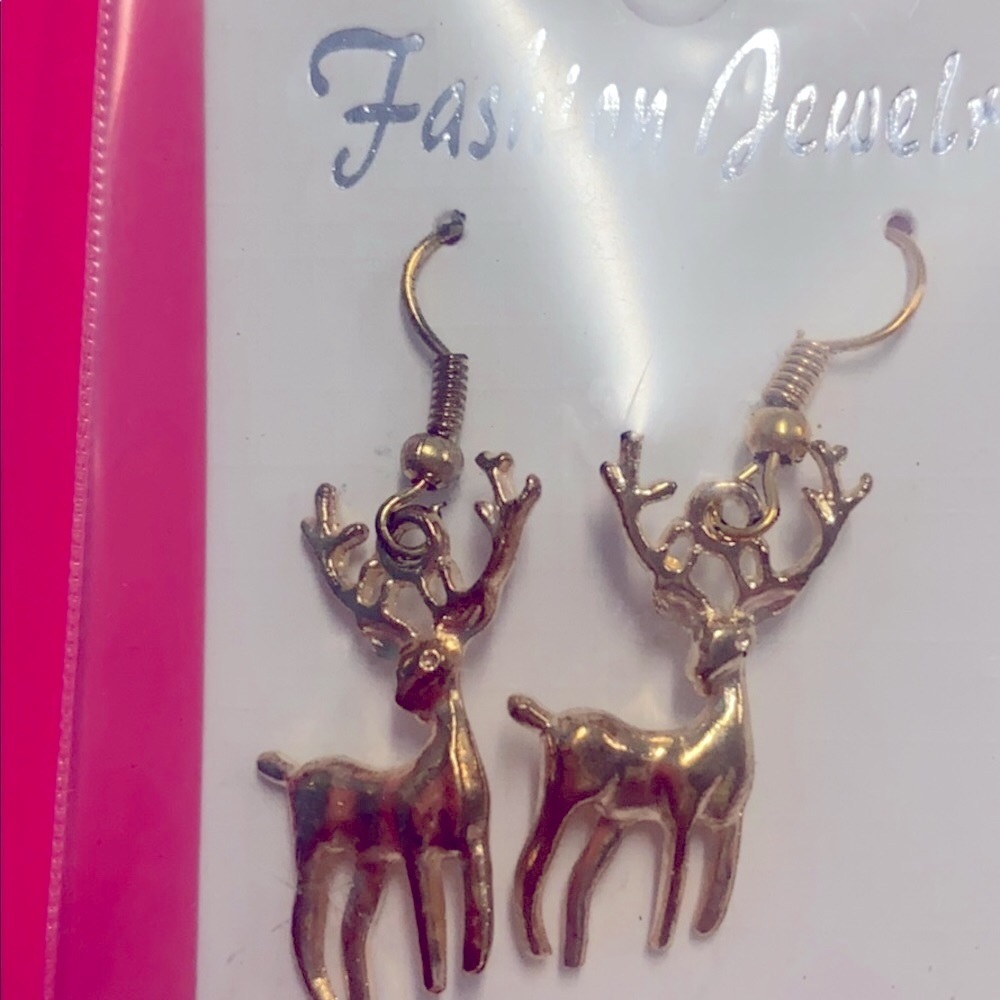 Reindeer Earrings